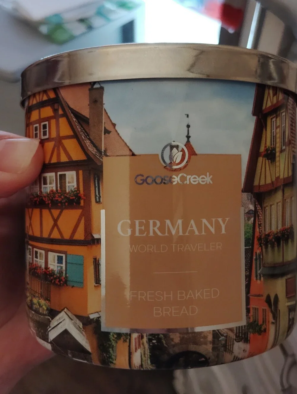 Only 1 Avail Anywhere! New Goose Creek Germany Fresh Baked Bread 3 Wick Candle!